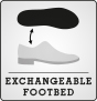 Exchangeable Footbed